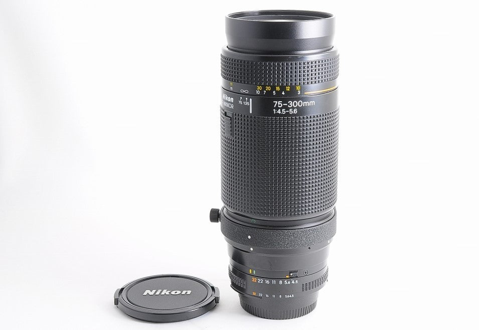 [Mint Tripod Collar] Nikon AF Nikkor 75-300mm f/4.5-5.6 Telephoto Zoom Japan