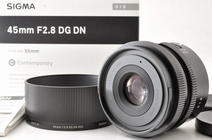 [UNUSED TOP MINT] Sigma 45mm f/2.8 DG DN Contemporary Lens Sony E Mount Japan