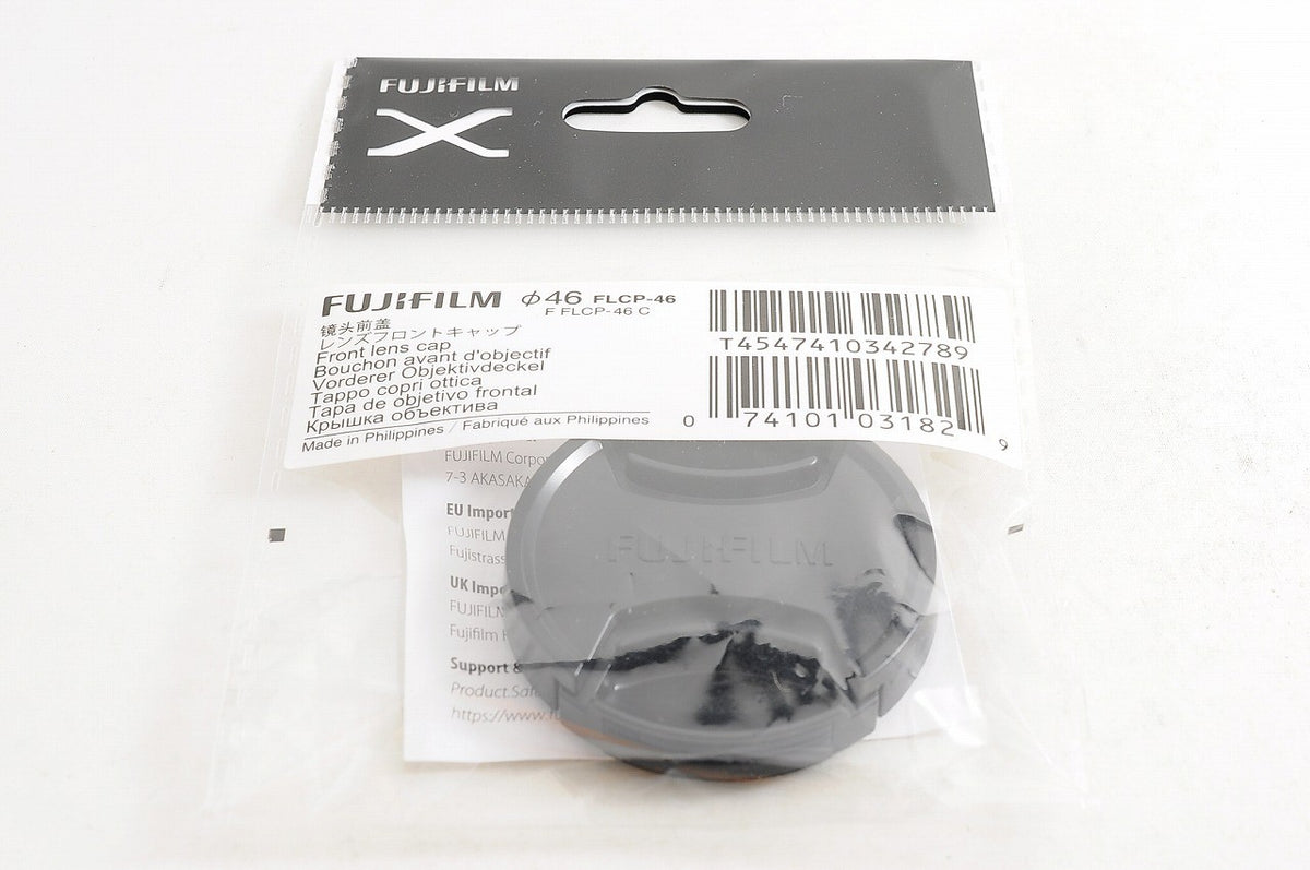 [Brand New] Fujifilm FLCP-46 Front Lens Cap 46mm Genuine Center Pinch Japan