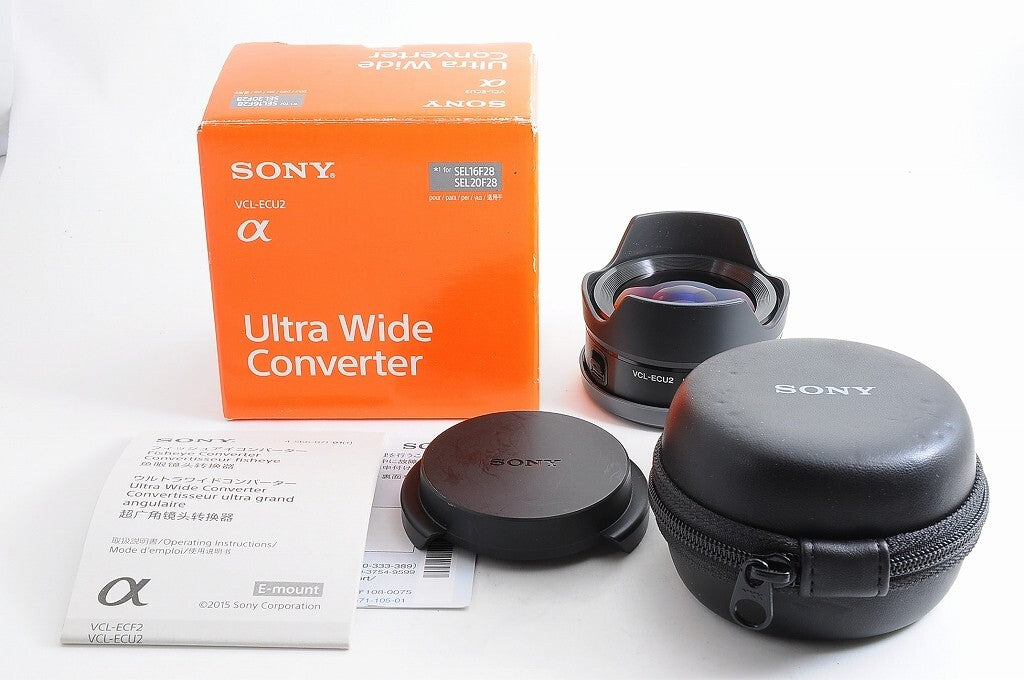 [TOP MINT Boxed] Sony VCL-ECU2 Ultra-Wide Converter Lens for E 16mm 20mm Japan