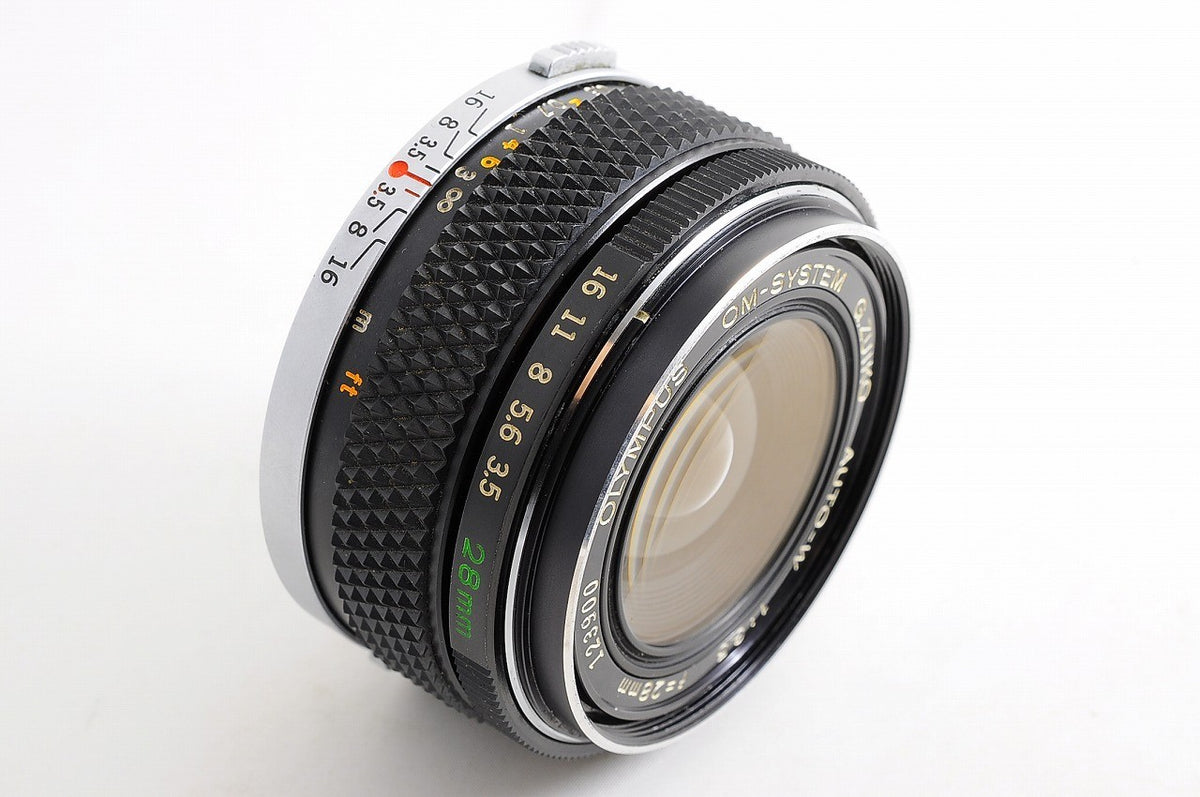 [Near Mint w/Caps] Olympus OM-System G.Zuiko Auto-W 28mm f3.5 MF Wide Lens Japan