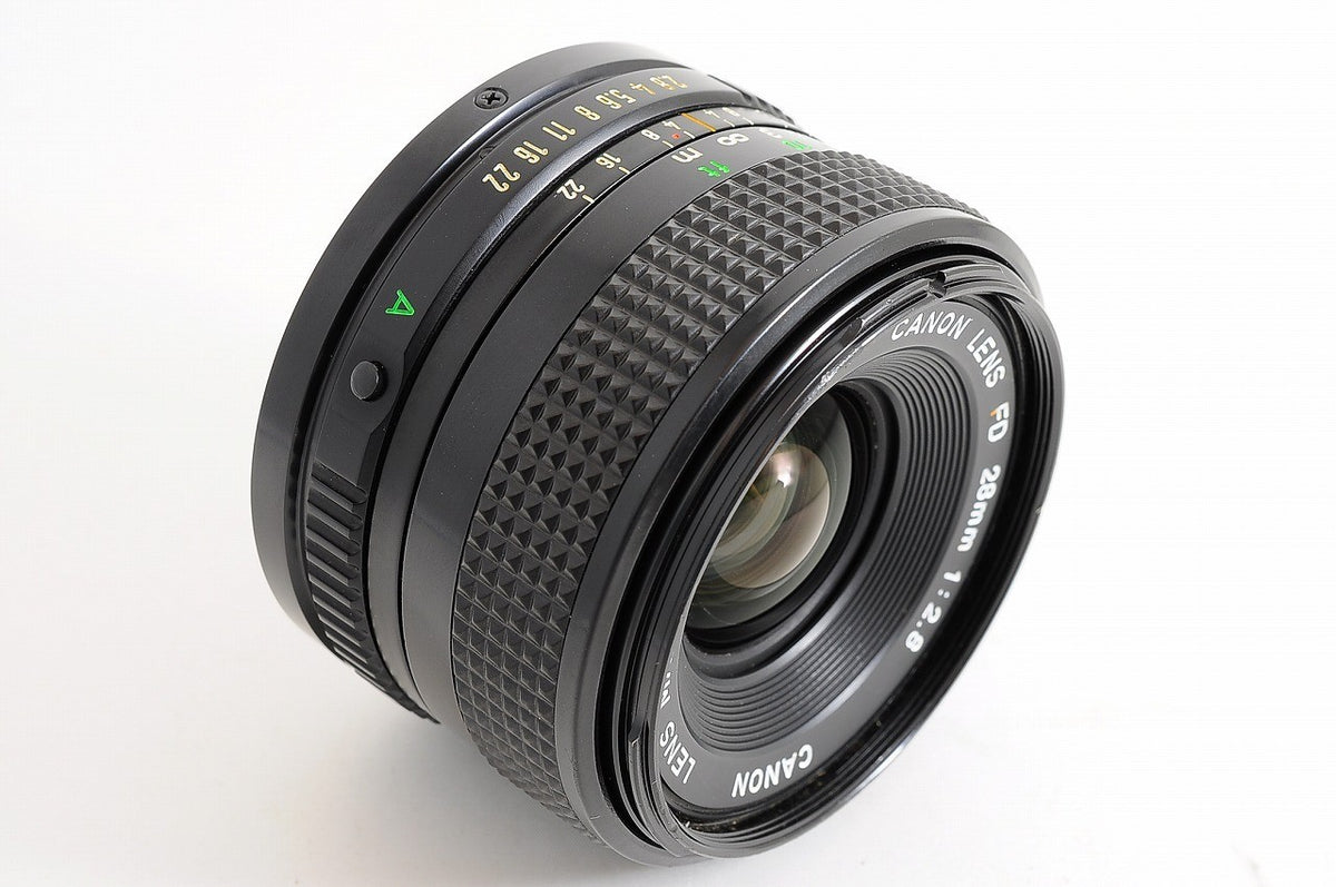 [Mint BW-52A Hood] Canon New FD nFD 28mm f/2.8 Wide MF Lens Canon FD Japan