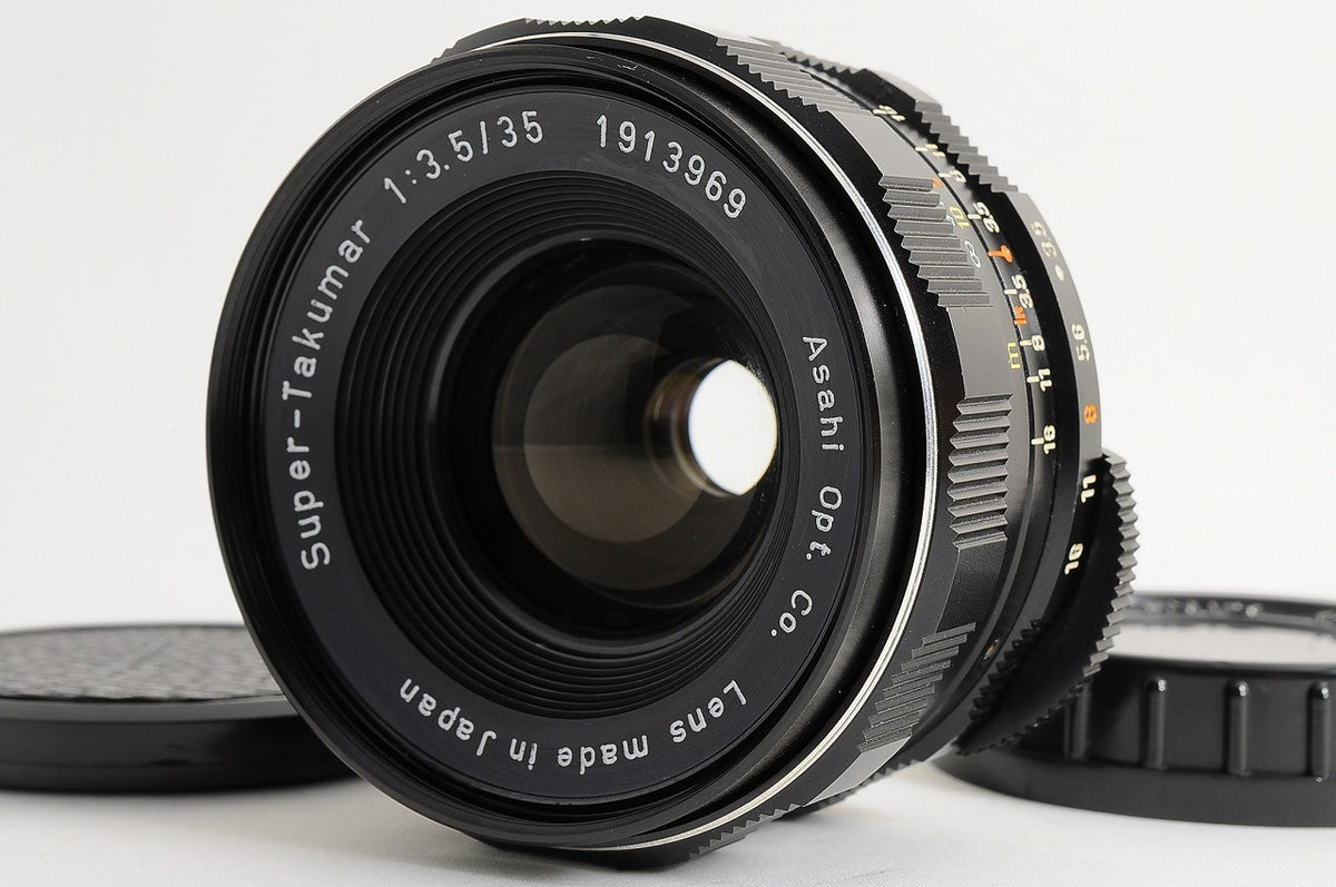 [NEAR MINT+] Pentax Super Takumar 35mm f/3.5 Wide MF M42 Screw Mount Lens Japan