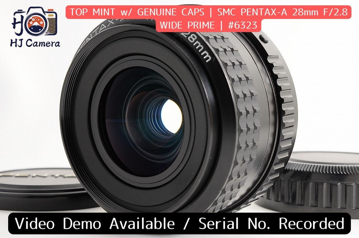[Top Mint] Pentax SMC Pentax-A 28mm f/2.8 Wide MF Lens Pentax K Mount Japan