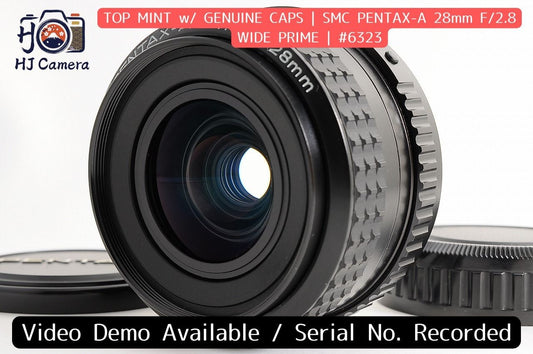 [Top Mint] Pentax SMC Pentax-A 28mm f/2.8 Wide MF Lens Pentax K Mount Japan