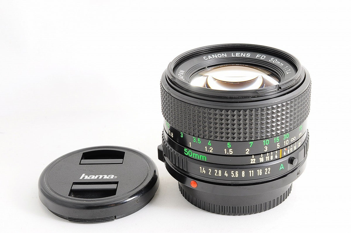 [Mint w/ Caps] Canon New FD NFD 50mm f1.4 Fast MF Standard Prime Lens Japan