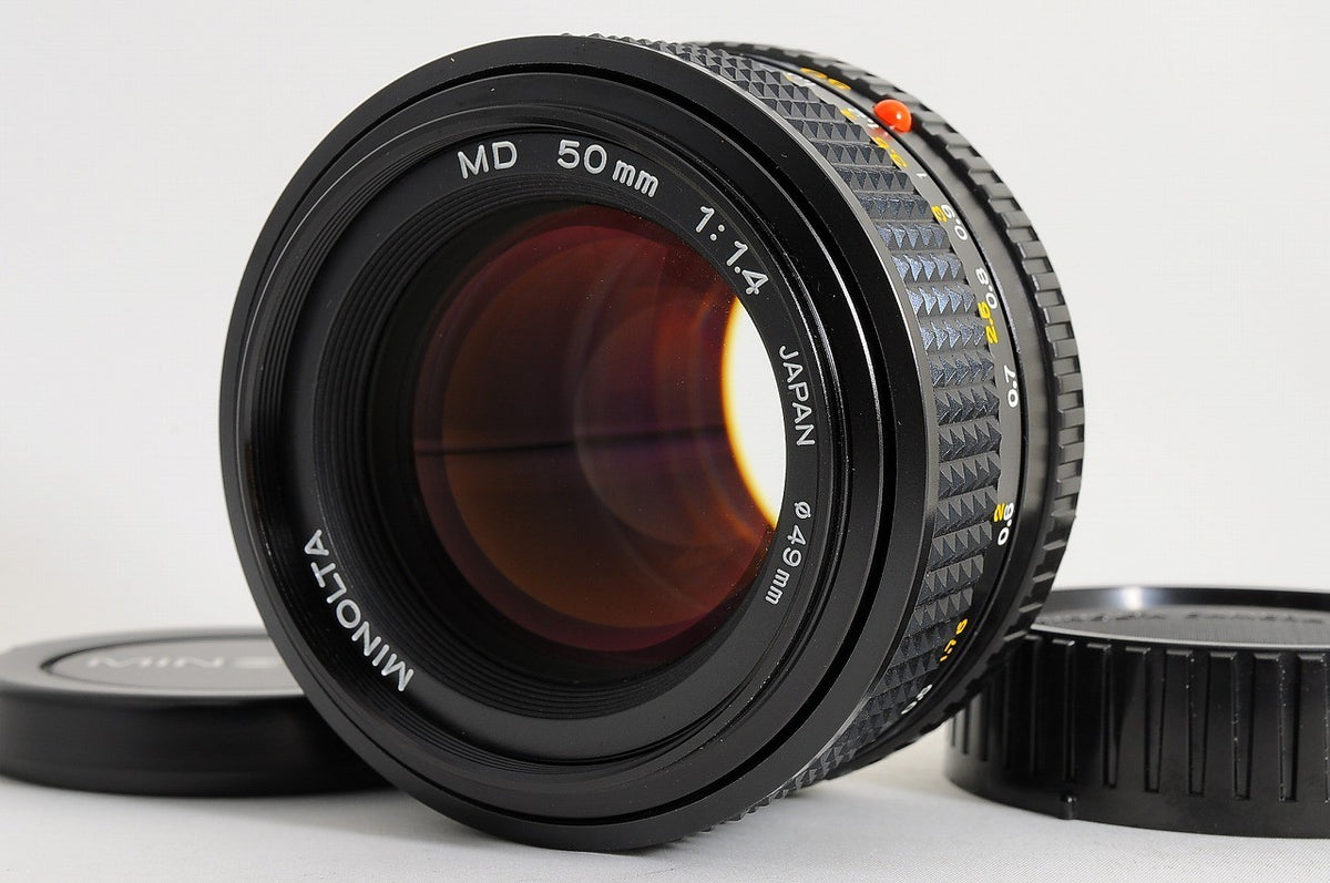 [MINT] Minolta MD 50mm f/1.4 Fast MF Lens Minolta MD Mount SLR Japan