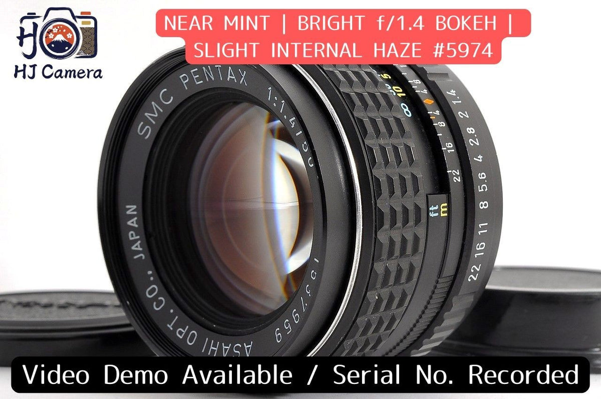 [NEAR MINT] Pentax SMC Pentax 50mm f/1.4 Fast MF Lens Pentax K Mount Japan
