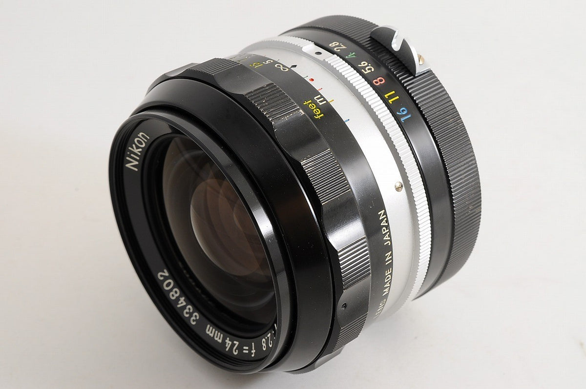 [Mint Hood Case] Nikon Non-AI Nikkor-N Auto 24mm f/2.8 Wide MF Lens Nikon F Jp