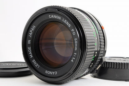 [Near Mint+ w/ Caps] Canon New FD NFD 50mm f1.4 Fast MF Standard Prime Lens JP