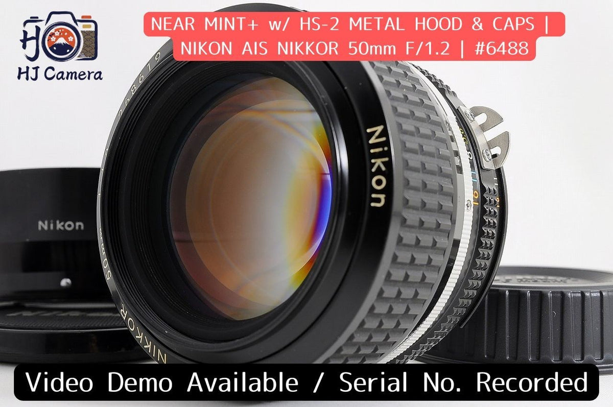 [Near Mint+ w/HS-2 Hood] Nikon AIS Nikkor 50mm f1.2 Fast MF Standard Lens Japan