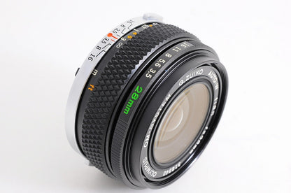 [Mint Hood Case] Olympus OM G.Zuiko Auto-W 28mm f/3.5 Wide MF Lens OM Japan