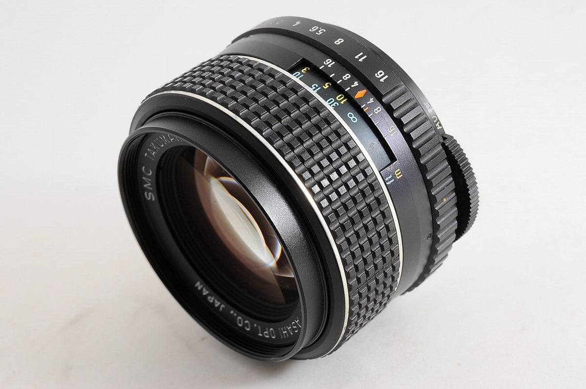 [NEAR MINT+ Hood Case] Pentax SMC Takumar 50mm f/1.4 Fast MF Lens M42 Japan