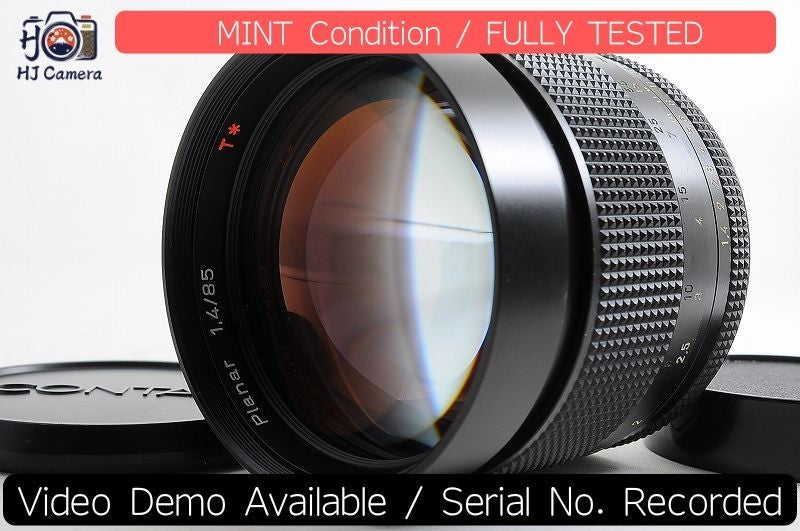 [MINT] Contax Carl Zeiss Planar T* 85mm f/1.4 AEG Fast MF Lens C/Y Mount Japan