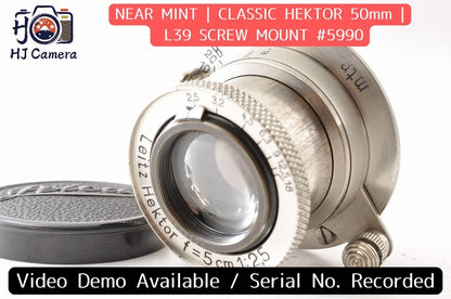 [Near Mint] Leitz Hektor 50mm f/2.5 Collapsible MF Lens Leica L39 LTM Japan