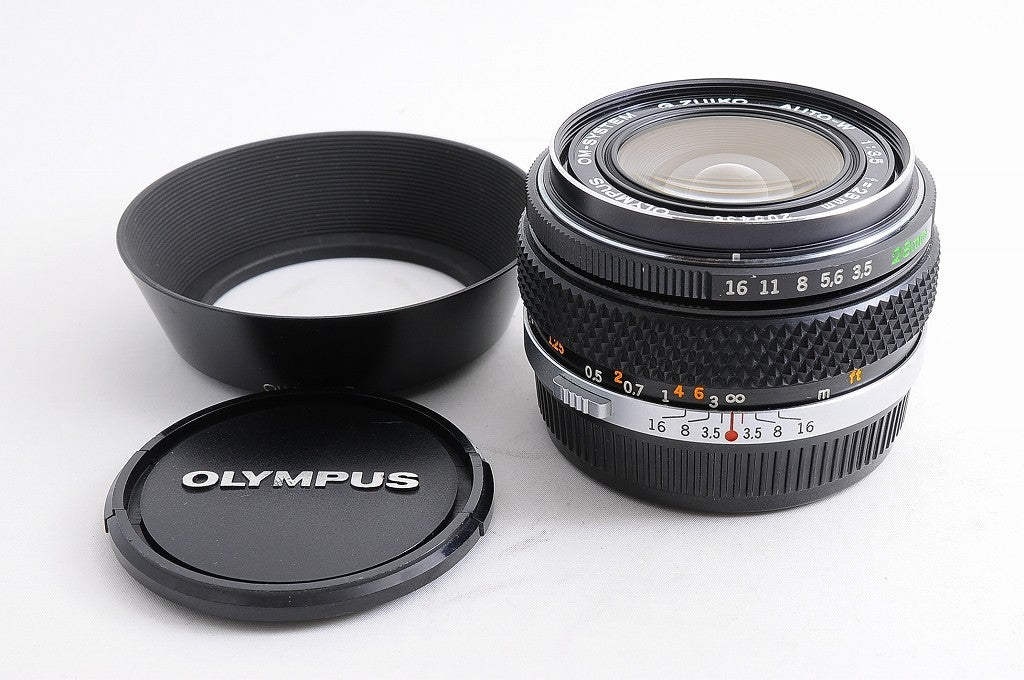 [TOP MINT w/ Hood] Olympus OM G.Zuiko Auto-W 28mm f/3.5 Wide MF Lens OM Japan