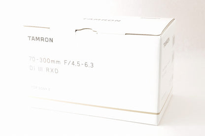 [Almost Unused] Tamron 70-300mm f/4.5-6.3 Di III RXD A047 Telephoto Sony E Japan