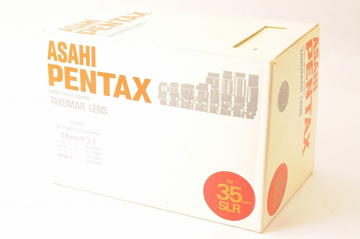 [Top Mint Boxed] Pentax SMC Takumar 28mm f/3.5 Wide MF Lens M42 Screw Japan