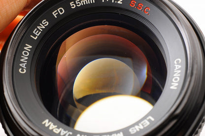 [Near Mint+] Canon FD 55mm f/1.2 S.S.C. SSC Rare O Mark Fast MF Canon FD Japan