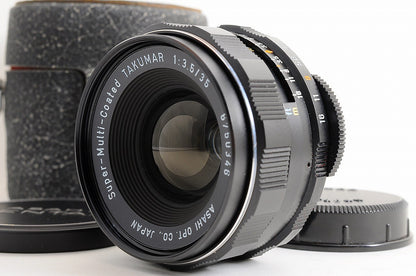 [Top Mint w/ Case] Pentax SMC Takumar 35mm f/3.5 Wide MF Lens M42 Screw Japan