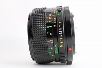 [Near Mint+] Canon New FD nFD 50mm f/1.4 Fast MF Lens Canon FD Mount Japan