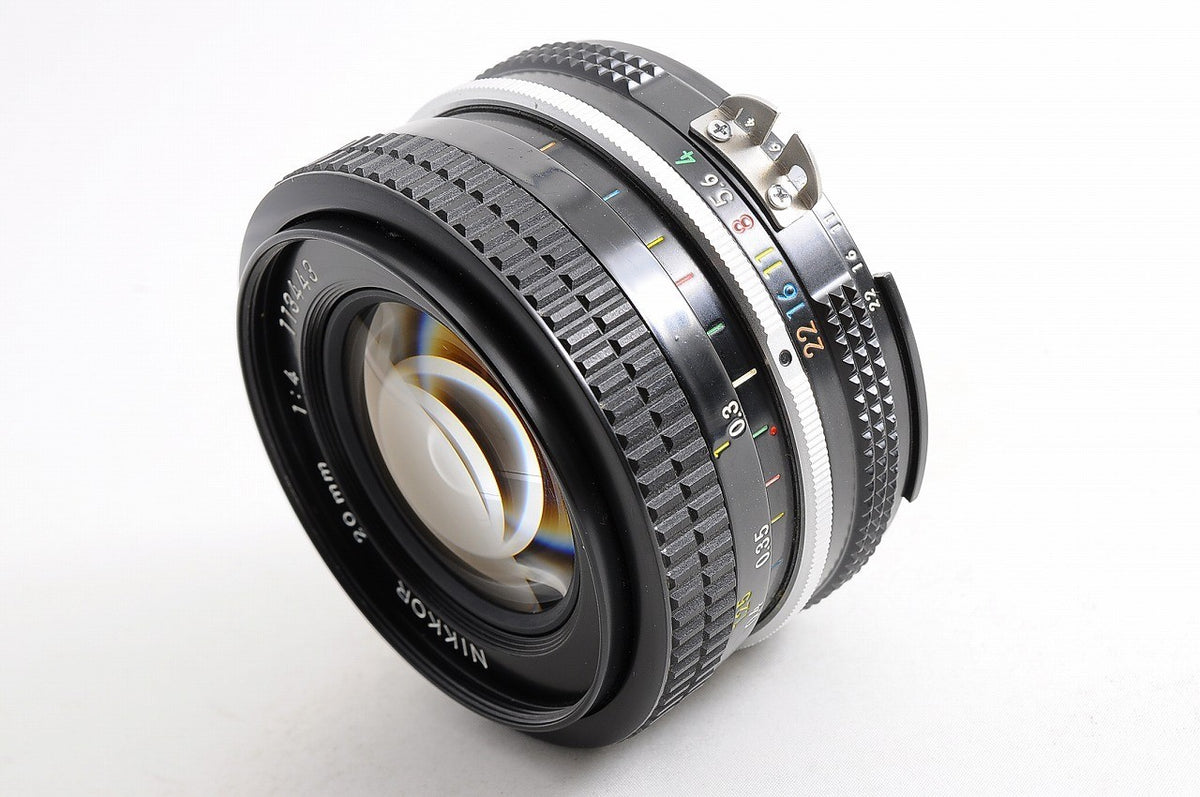 [MINT HN-1 Hood] Nikon AI Nikkor 20mm f/4 Ultra-Wide MF Lens Nikon F Mount Japan