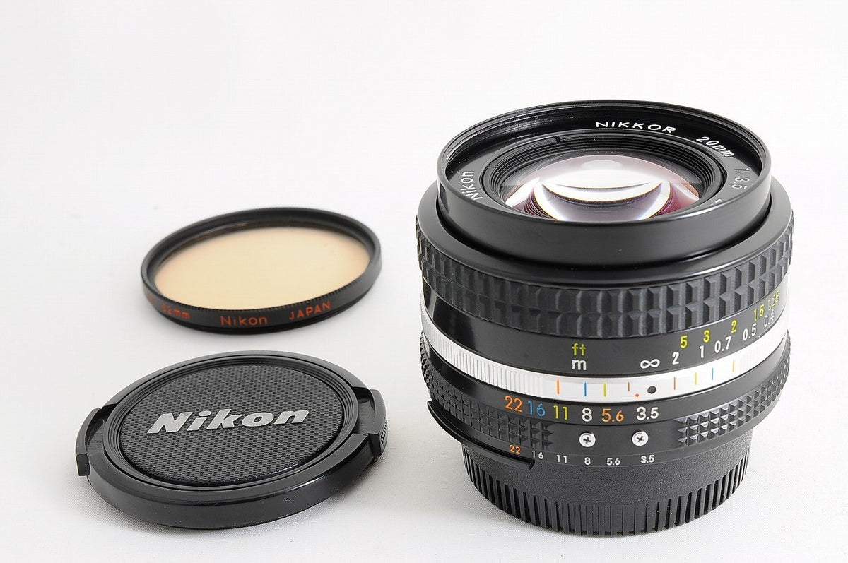 [TOP MINT] Nikon AI-S AIS Nikkor 20mm f/3.5 Ultra-Wide MF Lens Nikon F Japan