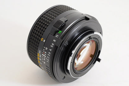 [Top Mint Boxed] Minolta New MD 50mm f/1.4 Fast MF Lens Minolta MD Mount Japan