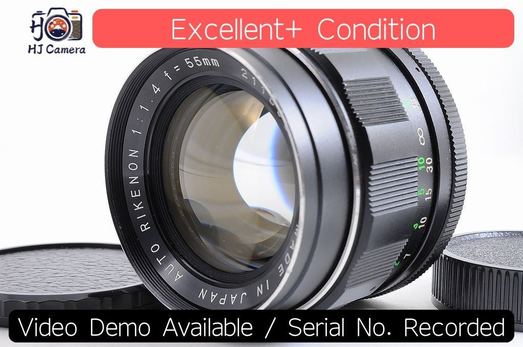 [Exc+] Ricoh Rikenon 55mm f/1.4 Tomioka Fast MF Lens Pentax M42 Screw Japan