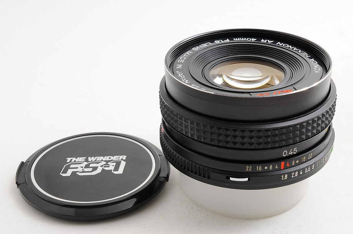 [Near Mint+] Konica Hexanon AR 40mm f/1.8 Fast MF Pancake Lens Konica AR Japan