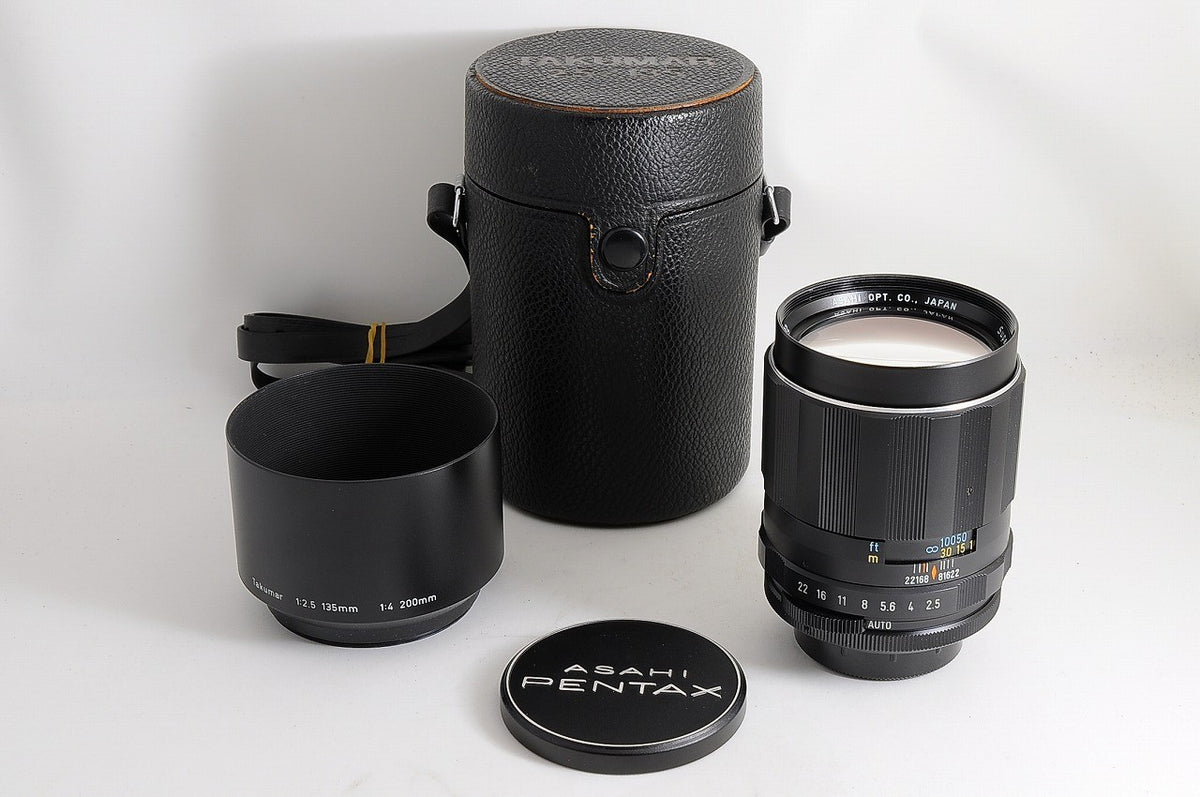 [Top Mint w/ Hood] Pentax SMC Takumar 135mm f/2.5 Fast Telephoto MF M42 Japan