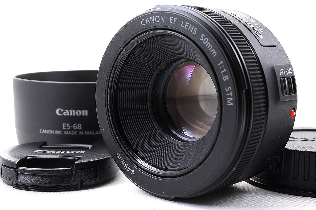 [TOP MINT Hood] Canon EF 50mm f/1.8 STM Fast AF Lens ES-68 Canon EF Japan
