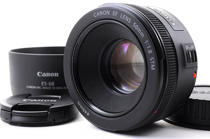 [TOP MINT Hood] Canon EF 50mm f/1.8 STM Fast AF Lens ES-68 Canon EF Japan