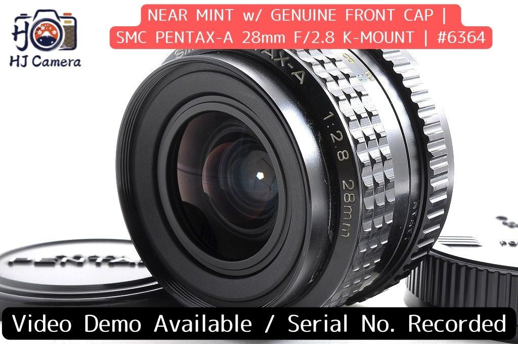 [Near Mint] Pentax SMC Pentax-A 28mm f/2.8 Wide MF Lens Pentax K Mount Japan