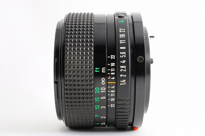 [Mint w/ Caps] Canon New FD NFD 50mm f1.4 Fast MF Standard Prime Lens Japan