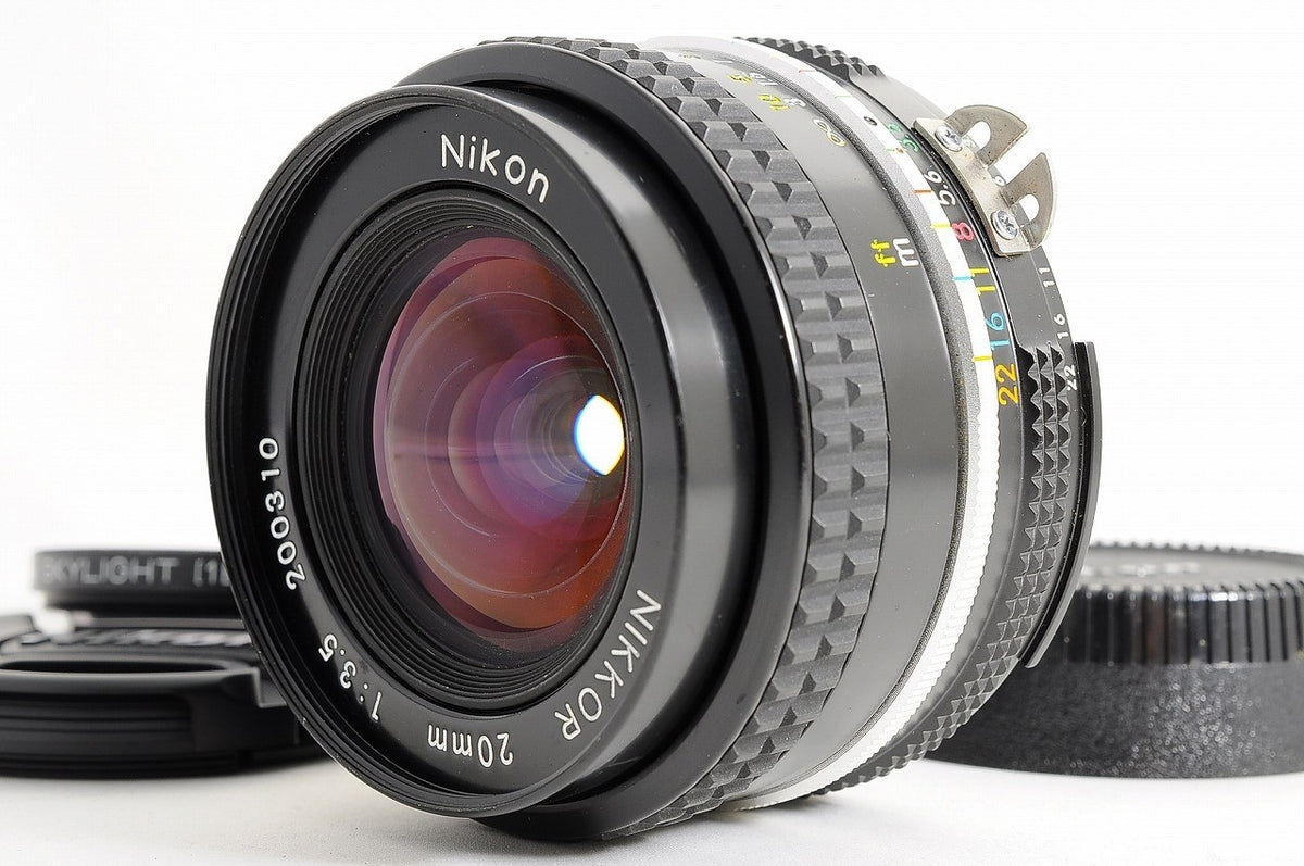 [Near Mint+ w/Filter] Nikon AI-S Nikkor 20mm f3.5 MF Ultra Wide Prime Lens Japan