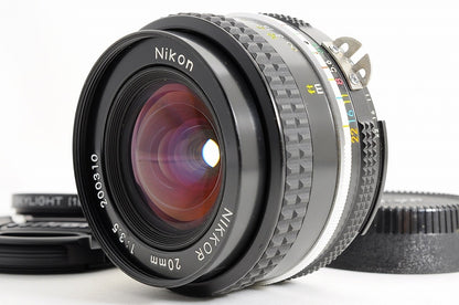 [Near Mint+ w/Filter] Nikon AI-S Nikkor 20mm f3.5 MF Ultra Wide Prime Lens Japan