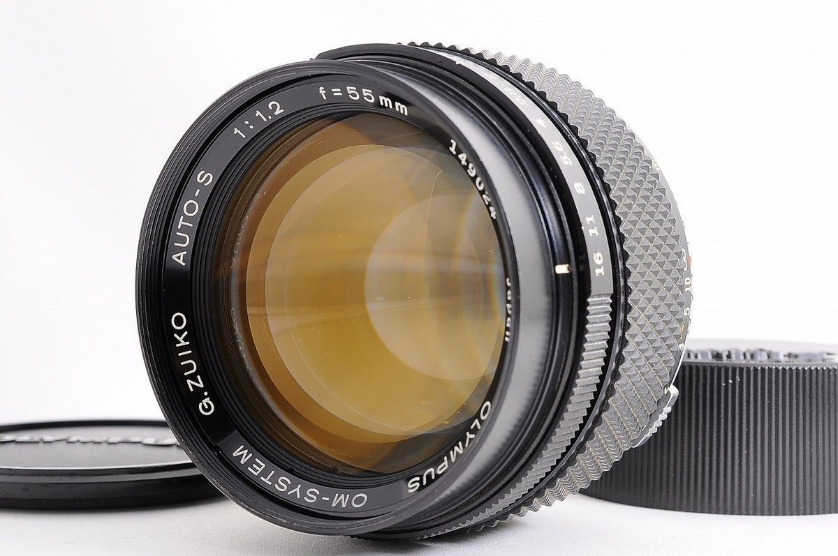 [Excellent+ w/Caps] Olympus OM-System G.Zuiko Auto-S 55mm f1.2 Fast MF Lens Jp