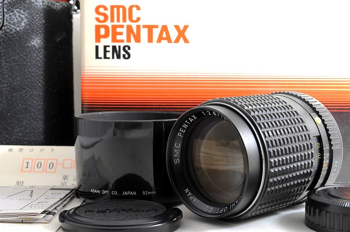 [Rare Top Mint in Box w/Hood Case] SMC Pentax 120mm f2.8 K Mount Prime Lens Jp