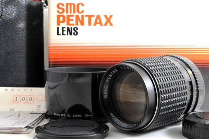 [Rare Top Mint in Box w/Hood Case] SMC Pentax 120mm f2.8 K Mount Prime Lens Jp