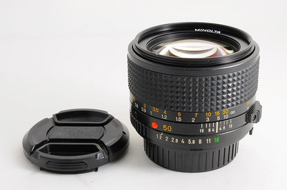 [Top Mint] Minolta New MD 50mm f/1.2 Fast MF Lens Minolta MD Mount From Japan