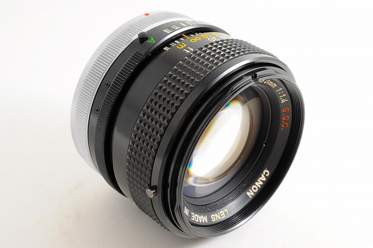 [Near Mint w/ Case] Canon FD 50mm f/1.4 S.S.C. SSC Fast MF Lens Canon FD Japan