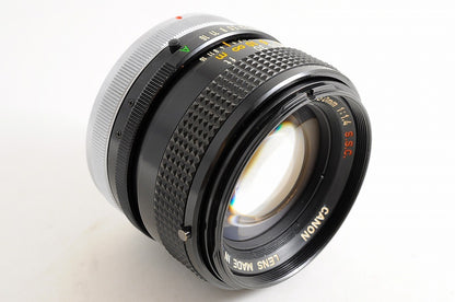 [Near Mint w/ Case] Canon FD 50mm f/1.4 S.S.C. SSC Fast MF Lens Canon FD Japan