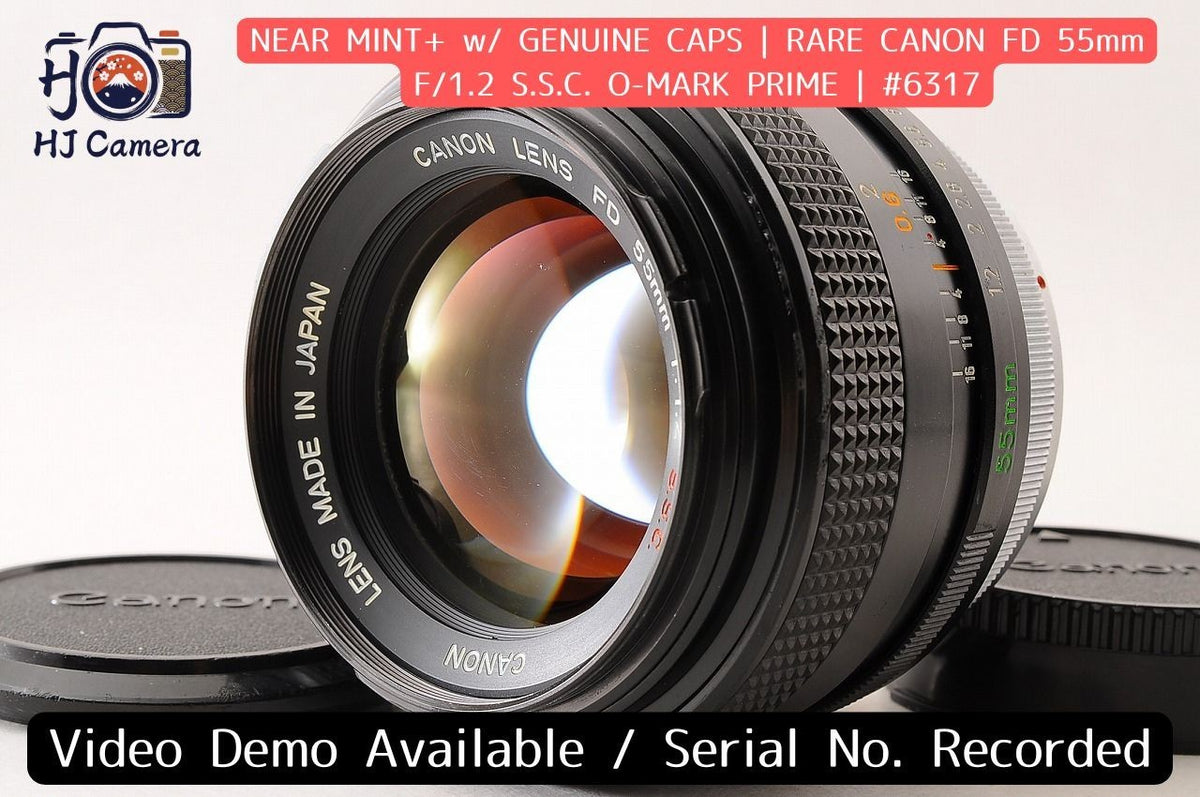 [Near Mint+] Canon FD 55mm f/1.2 S.S.C. SSC Rare O Mark Fast MF Canon FD Japan