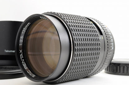 [Near Mint Hood] Pentax SMC Pentax 135mm f/2.5 Fast Telephoto MF Pentax K Japan