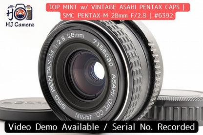 [Top Mint] Pentax SMC Pentax-M 28mm f/2.8 Wide MF Lens Pentax K Mount Japan