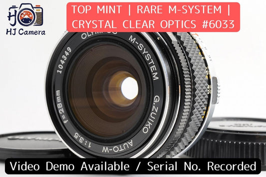 [TOP MINT] Olympus M-System G.Zuiko Auto-W 28mm f/3.5 Wide MF Lens OM Japan