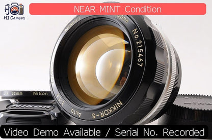 [NEAR MINT+ Filter] Nikon Non-AI Nikkor-S Auto 55mm f/1.2 Fast MF Nikon F Japan
