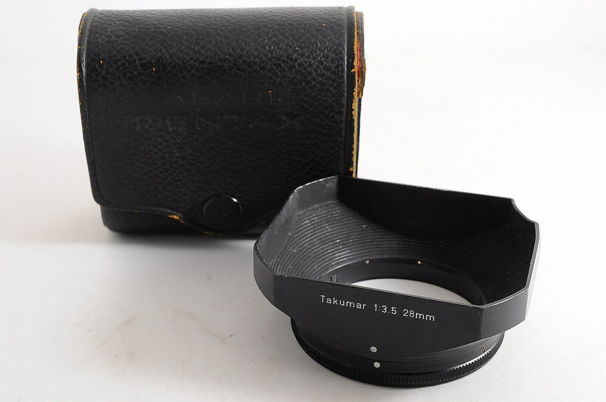 [Top Mint w/Hood Case] Pentax SMC Takumar 28mm f3.5 MF M42 Wide Prime Lens Japan