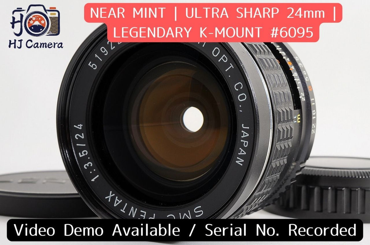 [NEAR MINT] Pentax SMC Pentax 24mm f/3.5 Wide MF Lens Pentax K Mount Japan